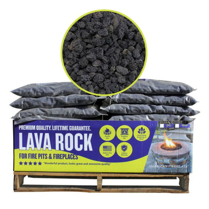 Small Black Lava Rock - 1/8" - 1/2"