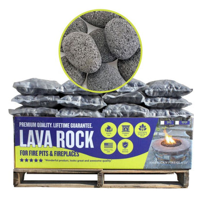 Large Gray Lava Stone - 2" - 4"