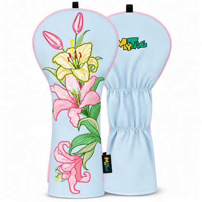 Lily Light Blue Golf Headcovers