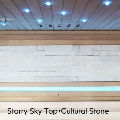 Thermora Luxury 2-Person Canadian Hemlock Wood Far Infrared Home Sauna