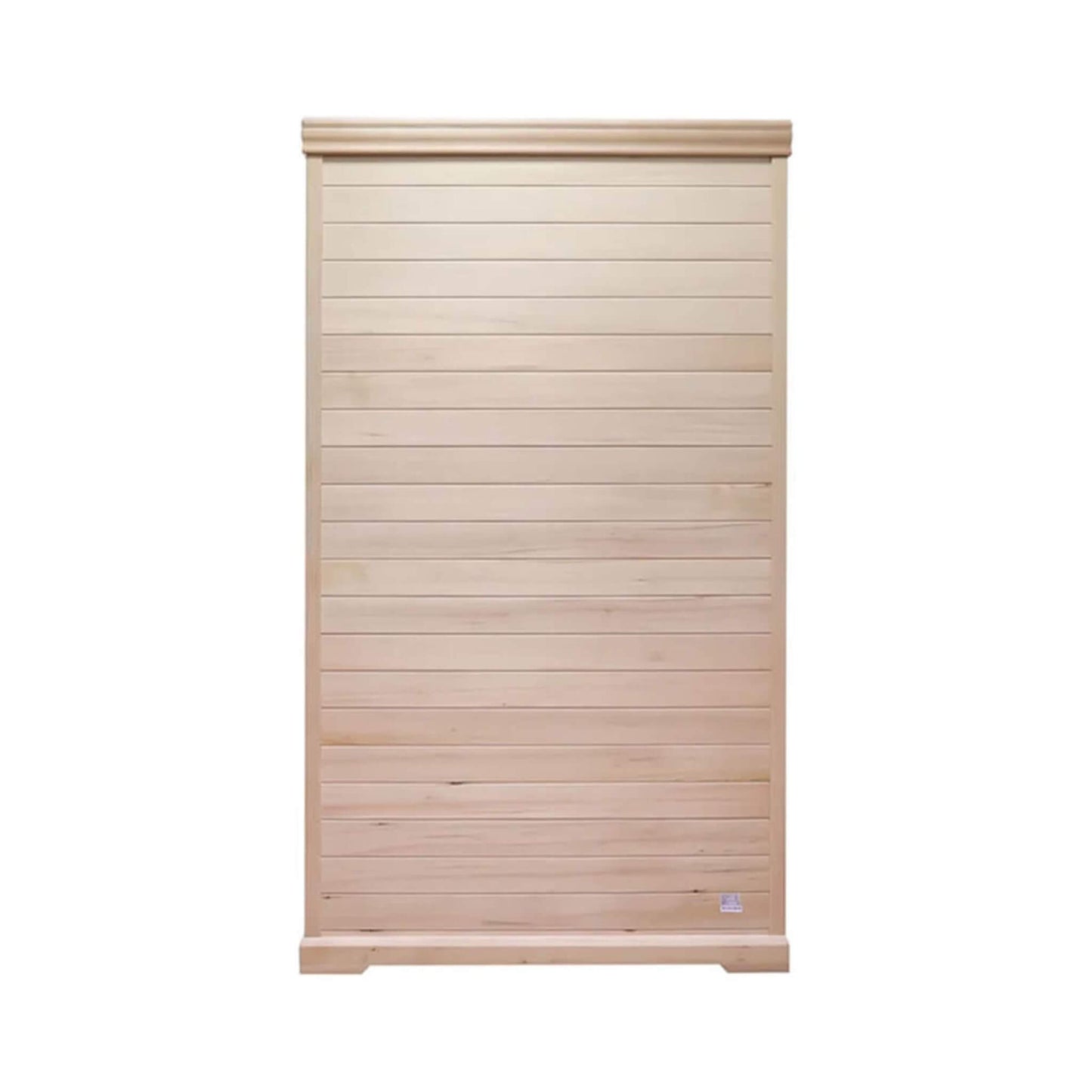 Thermora Luxury 2-Person Hemlock Wood FAR Infrared Sauna Room W/ Glass Door, 1750W