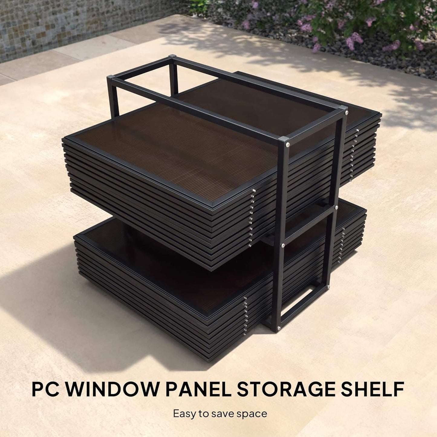 Alora Luxury Heavy-Duty Hardtop Sunroom with Aluminum Frame and LED Lights