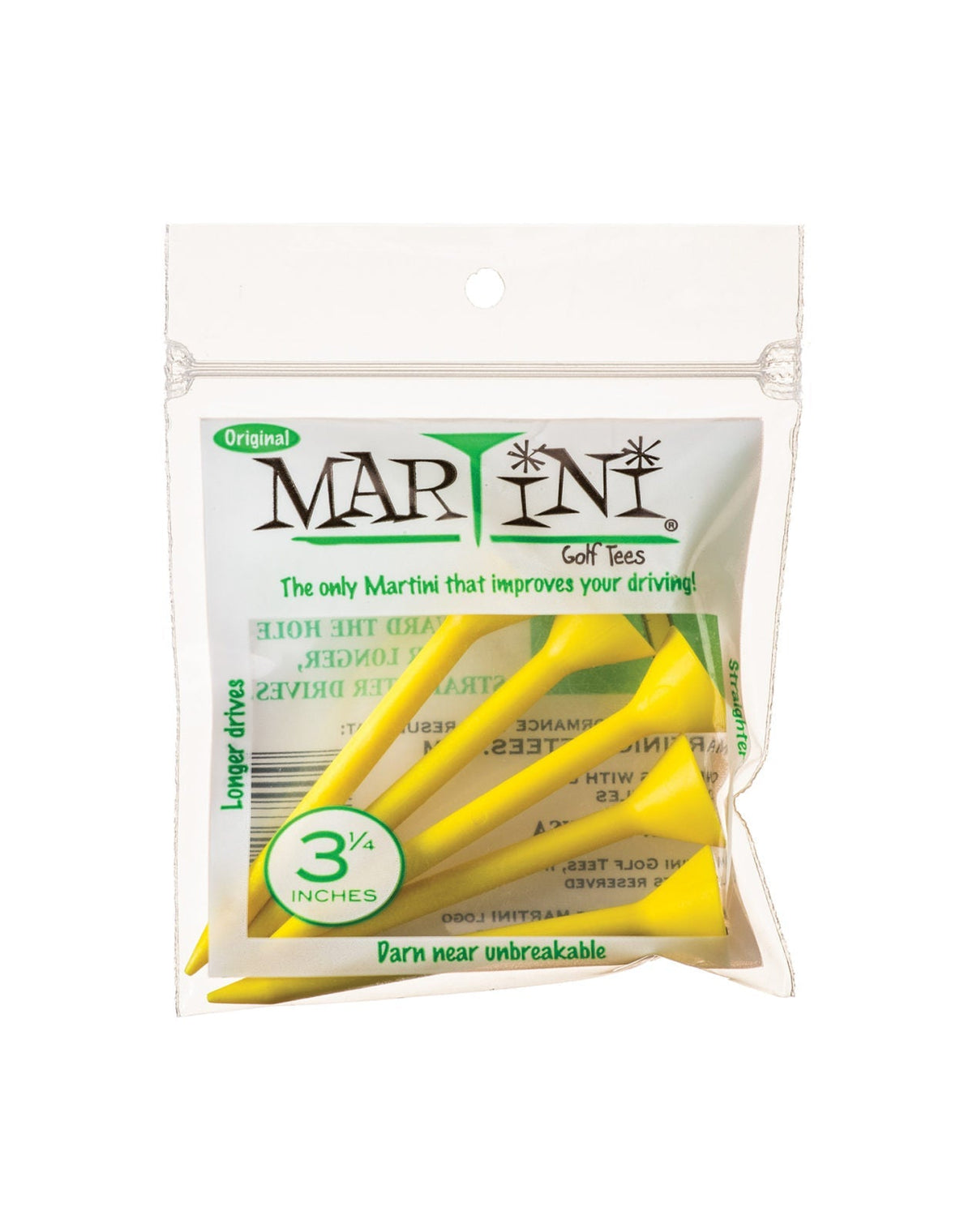 Martini 3-1/4 inch Golf Tees