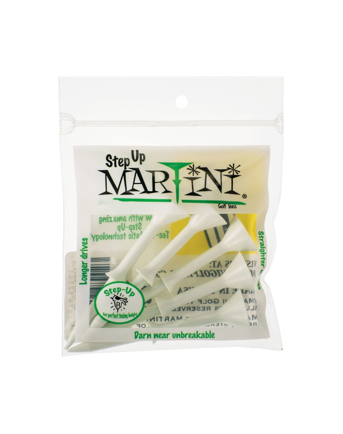Martini 3-1/4 inch Golf Tees