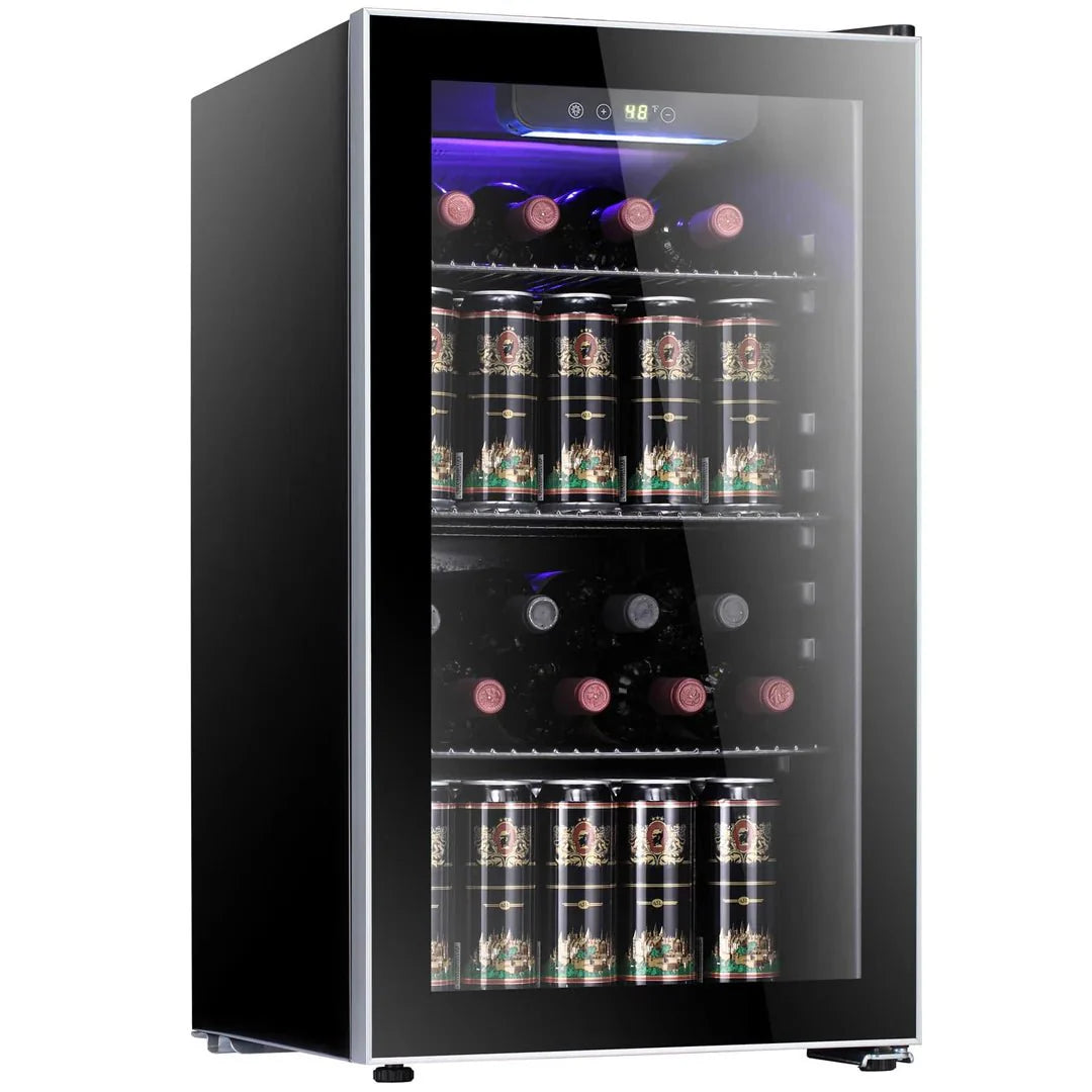 Matte Beverage Refrigerator and Cooler W58128H