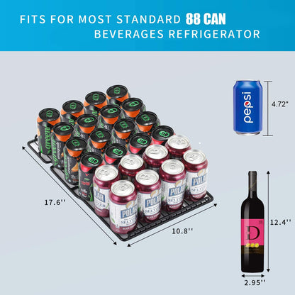 15" Built-in Mini Fridge Beverage Wine Cooler Refrigerator W5174C