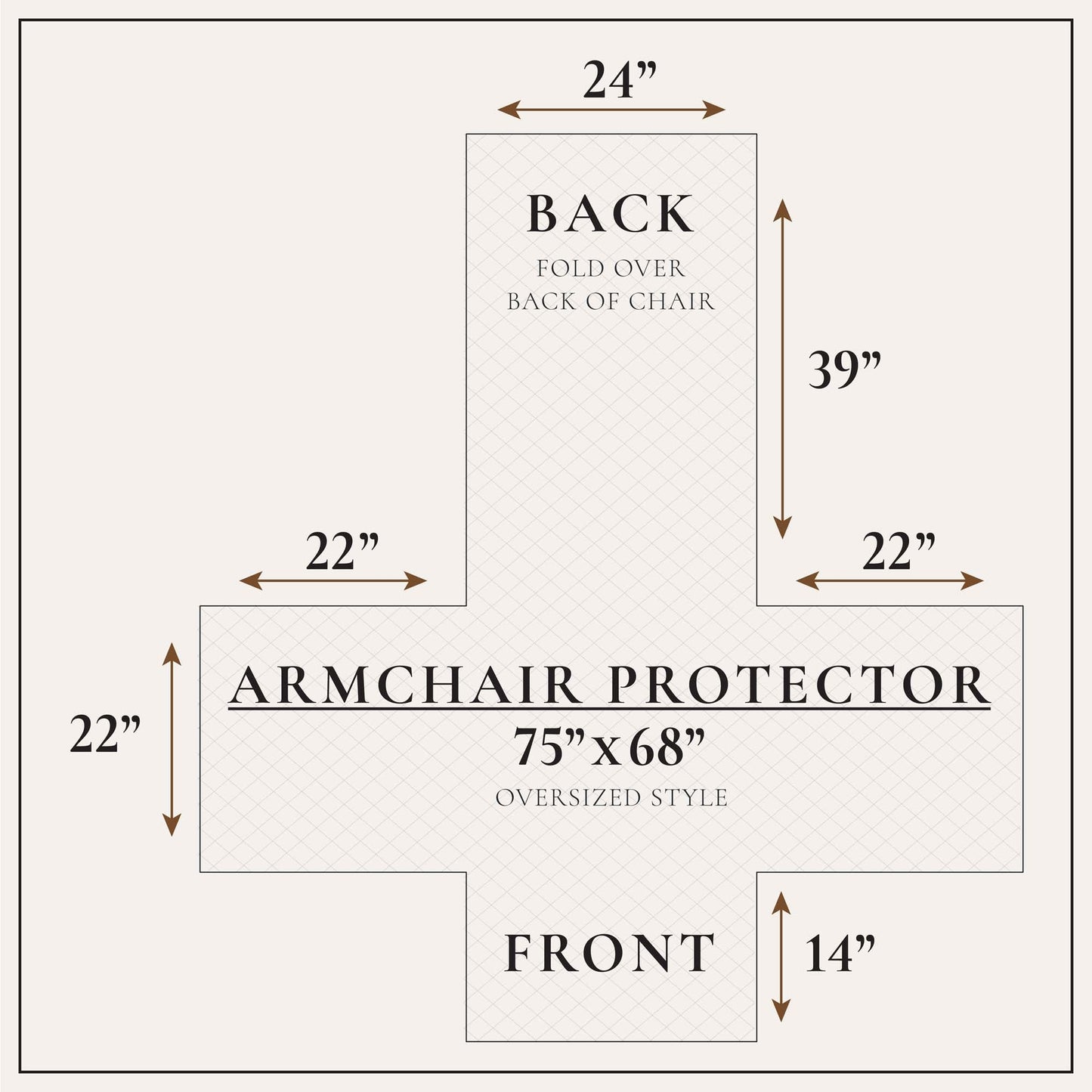 Reversible Floral Patchwork Furniture Protector - Maribel Collection