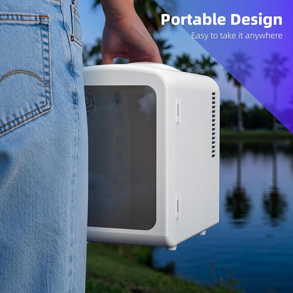 Mini Compact Refrigerator with Gaming Light F3404L