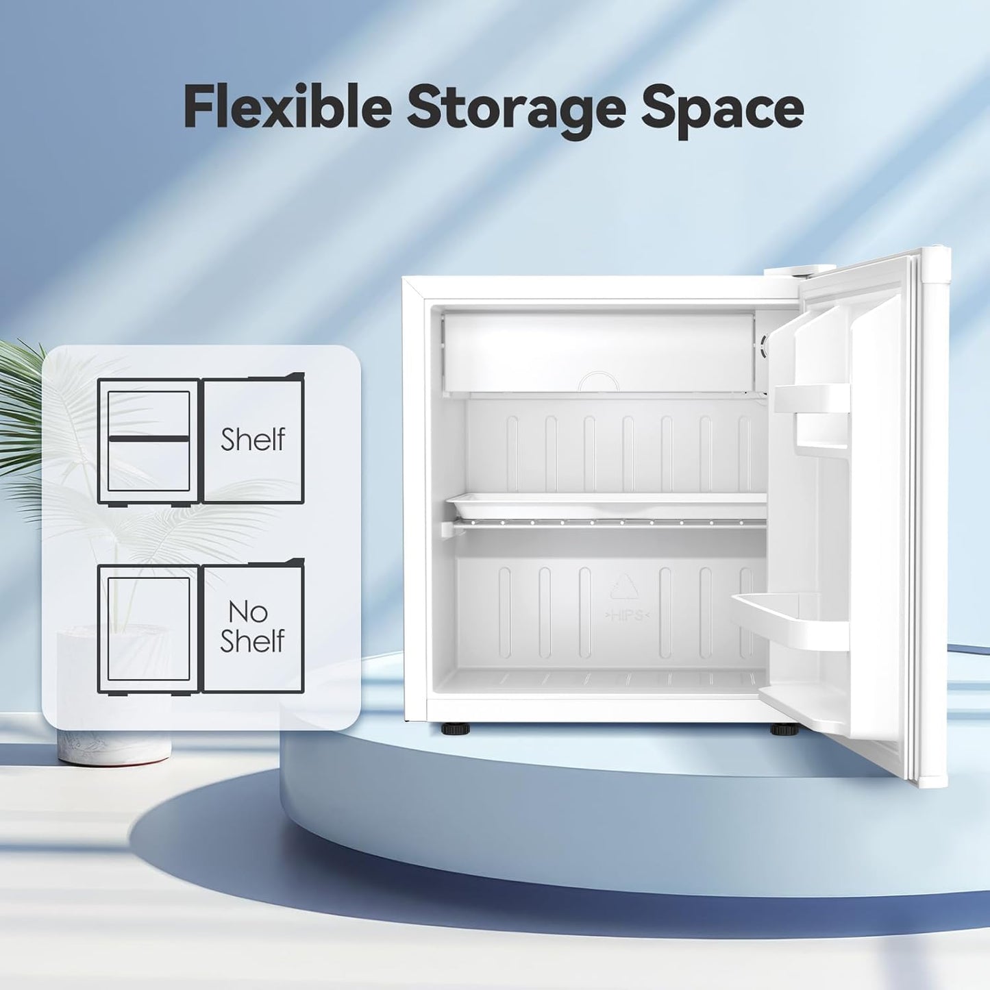 1.6 2.6 3.2 CU FT Mini Fridge with Freezer