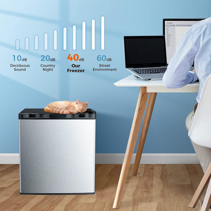 1.6 2.6 3.2 CU FT Mini Fridge with Freezer