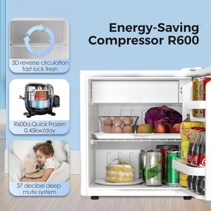 1.6 2.6 3.2 CU FT Mini Fridge with Freezer