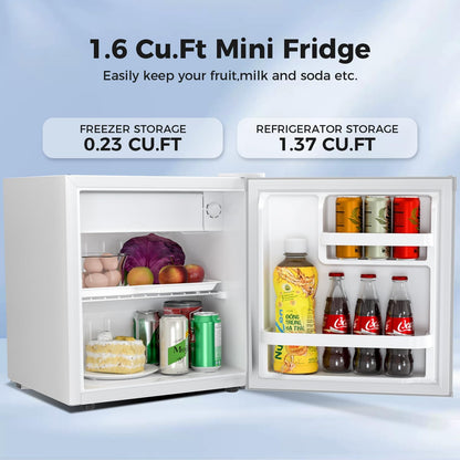 1.6 2.6 3.2 CU FT Mini Fridge with Freezer