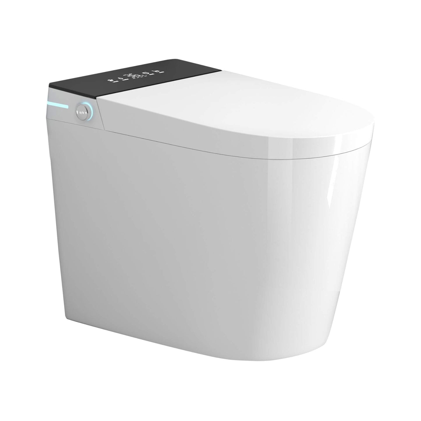 Nuvia Modern Compact Smart Tankless Toilet with Bidet, Auto Open, Auto Flush, Heated Seat and Air Dryer
