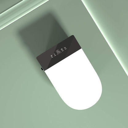 Nuvia Modern Compact Smart Tankless Toilet with Bidet, Auto Open, Auto Flush, Heated Seat and Air Dryer
