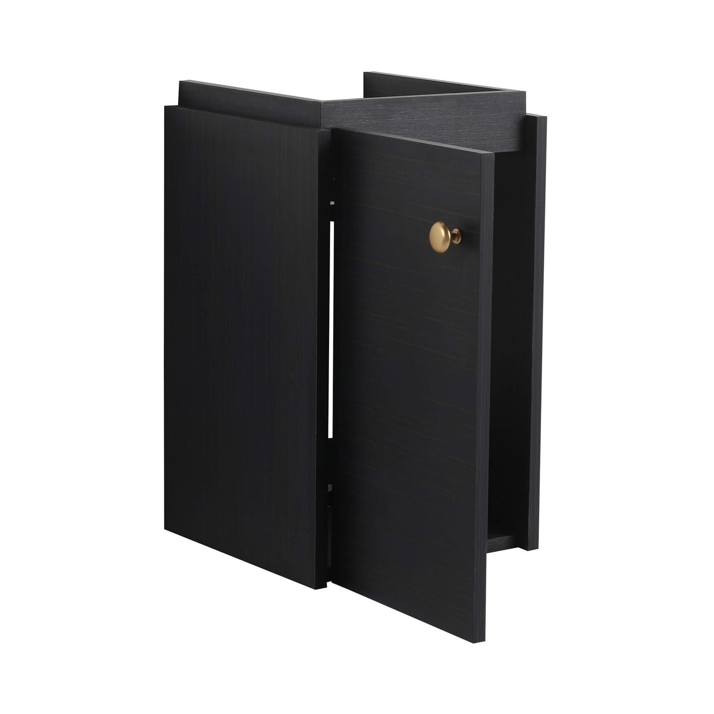Nuvia Modern Wall-Mounted Bathroom Vanity with Ceramic Sink and Soft Close Door
