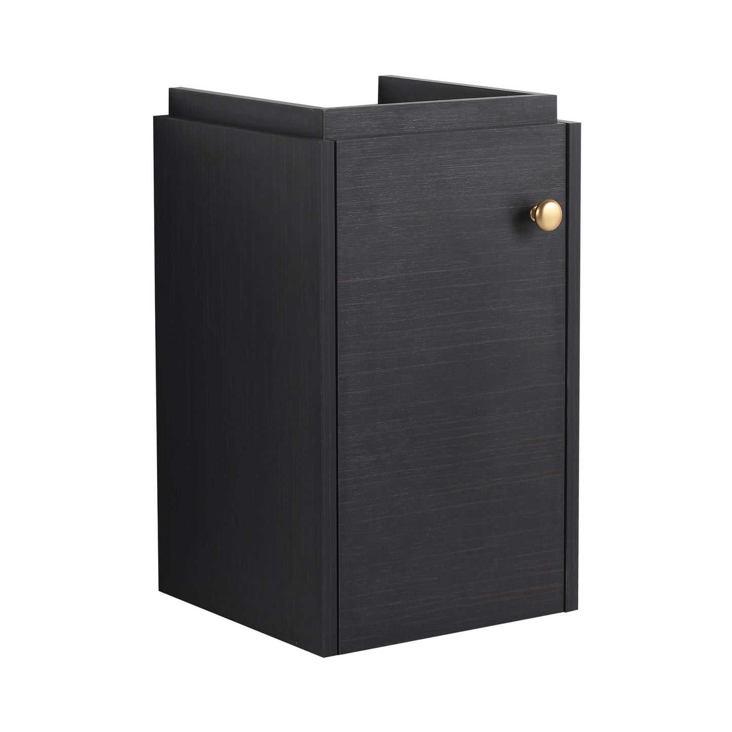 Nuvia Modern Wall-Mounted Bathroom Vanity with Ceramic Sink and Soft Close Door