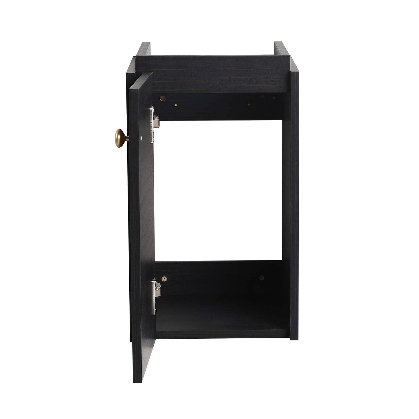 Nuvia Modern Wall-Mounted Bathroom Vanity with Ceramic Sink and Soft Close Door