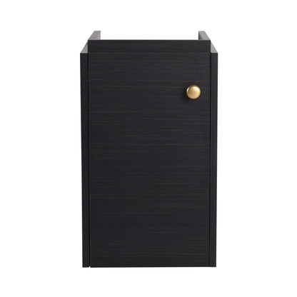Nuvia Modern Wall-Mounted Bathroom Vanity with Ceramic Sink and Soft Close Door