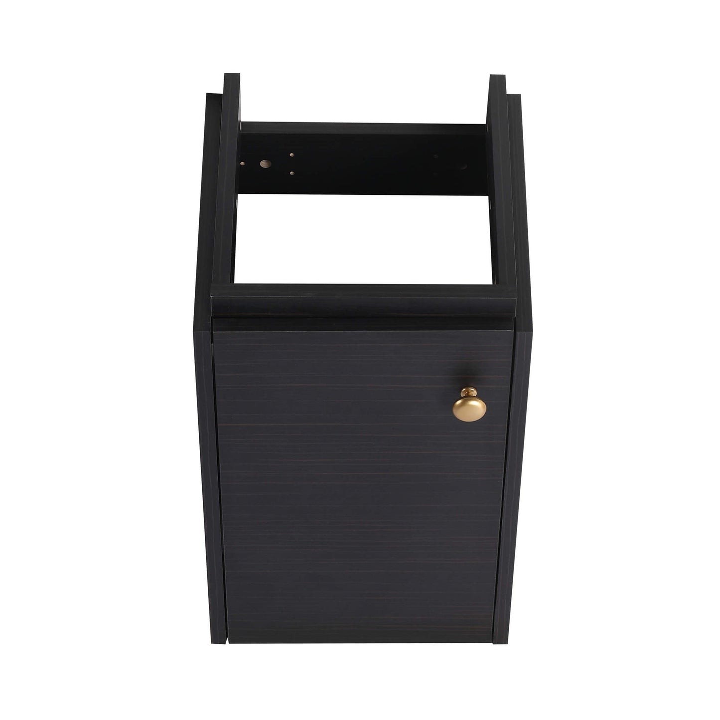 Nuvia Modern Wall-Mounted Bathroom Vanity with Ceramic Sink and Soft Close Door
