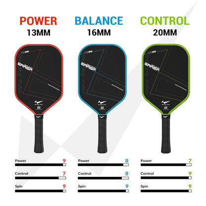 GRASP CONTROL PICKLEBALL PADDLE