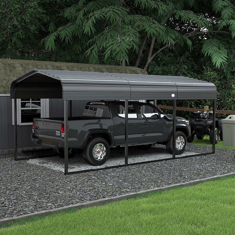 10' x 15' FT Alora Large Heavy-Duty Outdoor Metal Carport