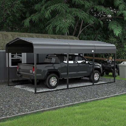 10' x 15' FT Alora Large Heavy-Duty Outdoor Metal Carport
