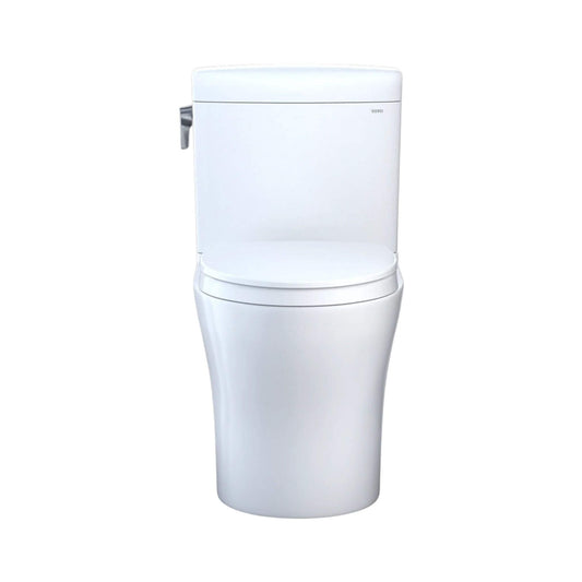 TOTO Aquia IV Cube Dual Flush Universal Height Toilet with Soft Close Bidet Seat