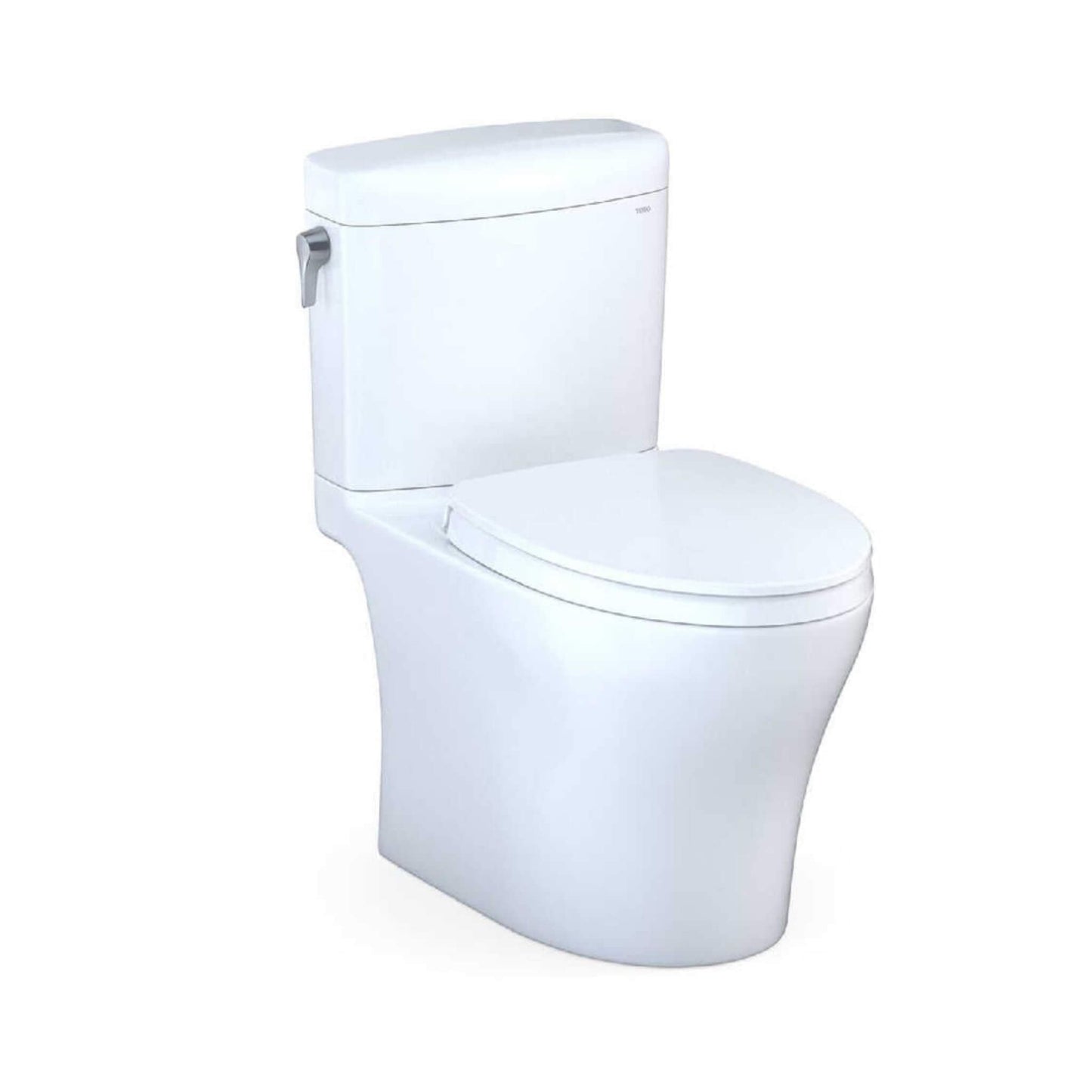 TOTO Aquia IV Cube Dual Flush Universal Height Toilet with Soft Close Bidet Seat