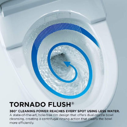 TOTO Neorest RS Dual Flush Elongated Chair Height Toilet with Integrated Smart Bidet Seat
