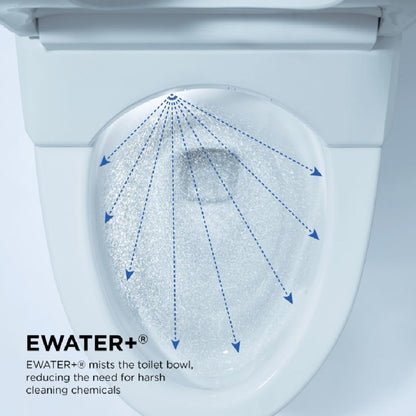 TOTO Neorest AS 1.0 GPF Dual Flush One Piece Elongated Toilet with Integrated Smart Bidet Seat