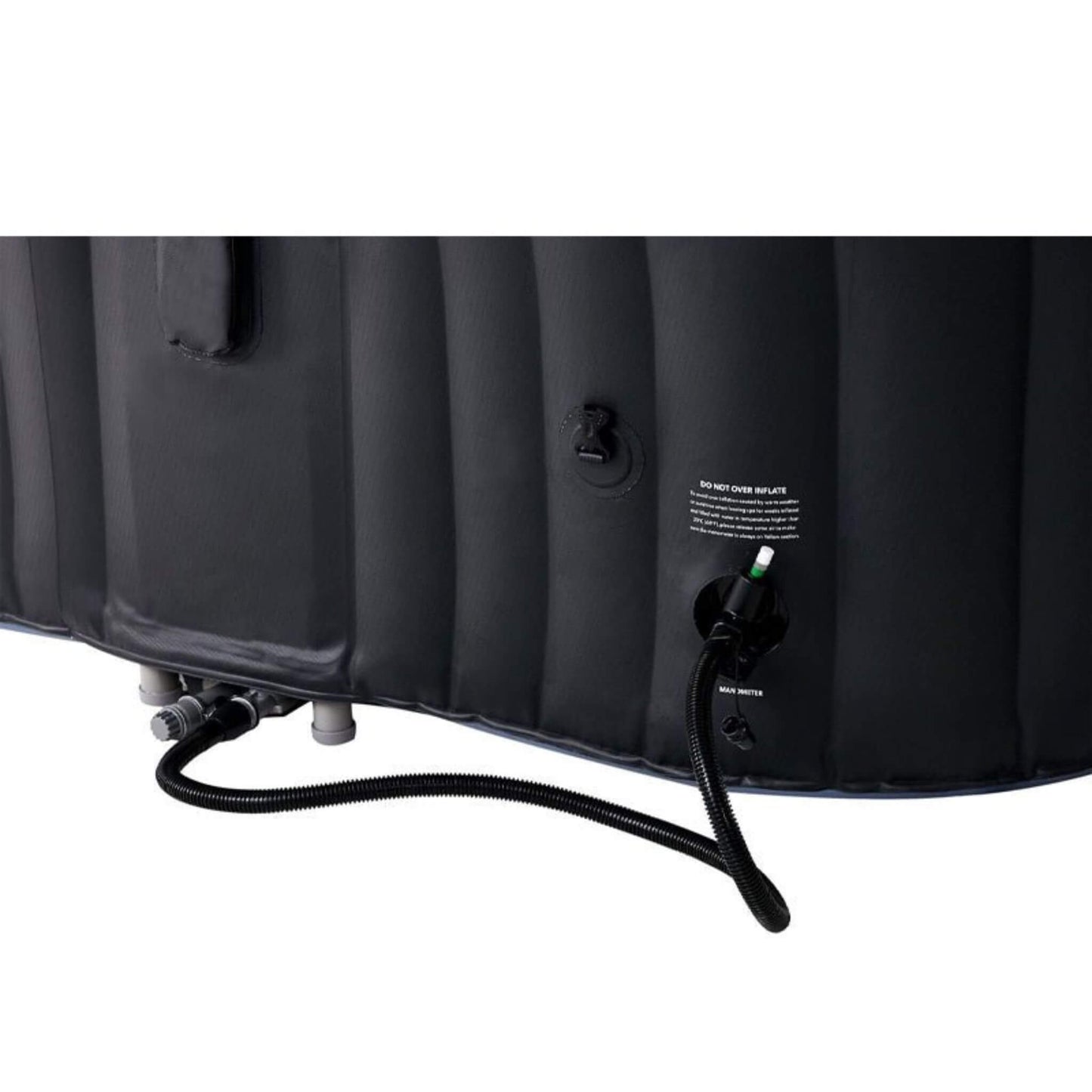 MSpa C-TE062 Tekapo Comfort Series Six-Person Inflatable Square Bubble Spa Hot Tub with 132 Bubble Jets