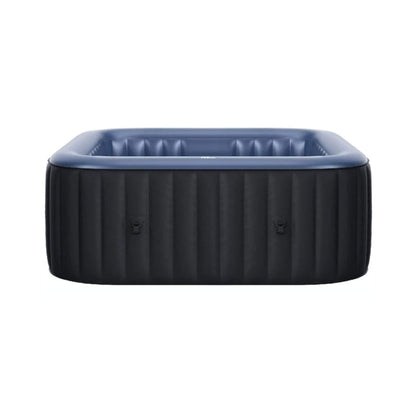 MSpa C-TE062 Tekapo Comfort Series Six-Person Inflatable Square Bubble Spa Hot Tub with 132 Bubble Jets