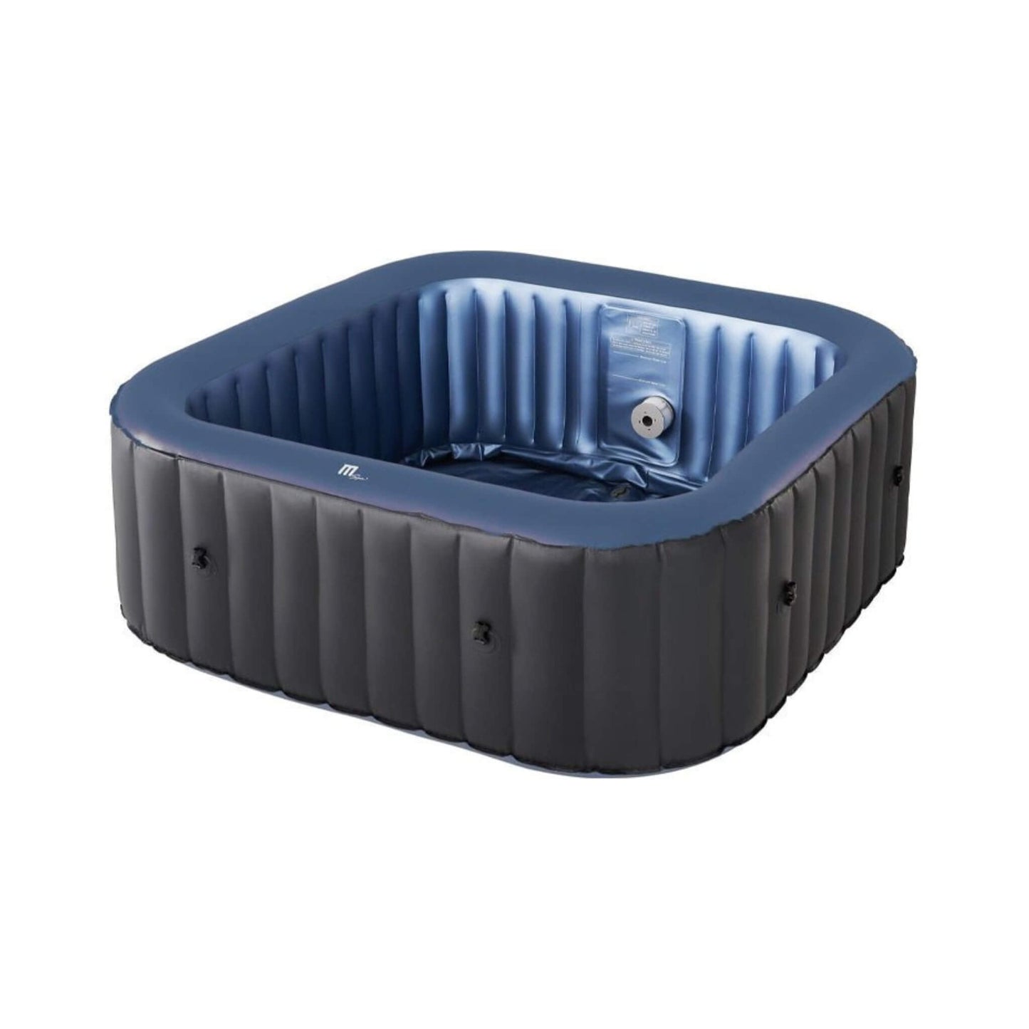 MSpa C-TE062 Tekapo Comfort Series Six-Person Inflatable Square Bubble Spa Hot Tub with 132 Bubble Jets