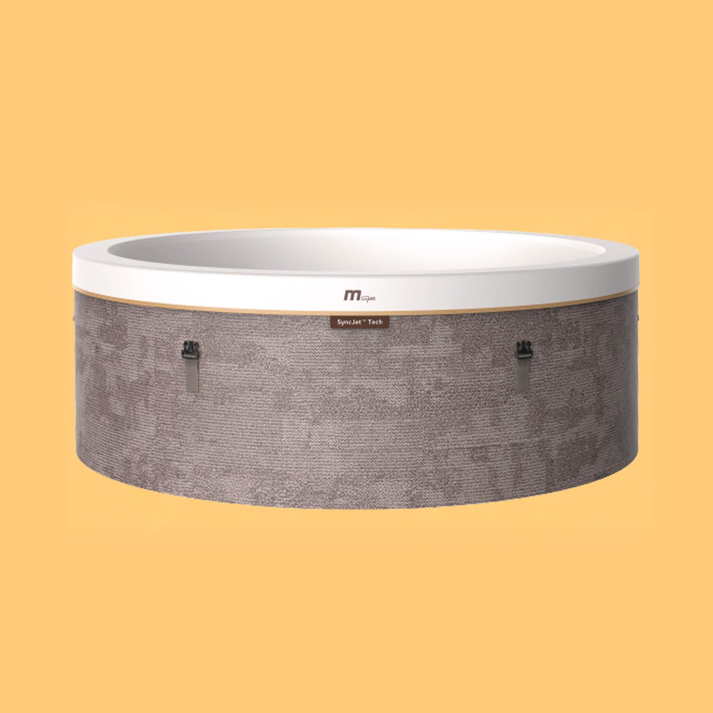 MSpa Cocoon Verto Series Six-Person Inflatable Round Hot Tub with Hydro Massage