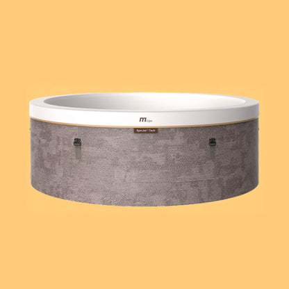 MSpa Cocoon Verto Series Six-Person Inflatable Round Hot Tub with Hydro Massage