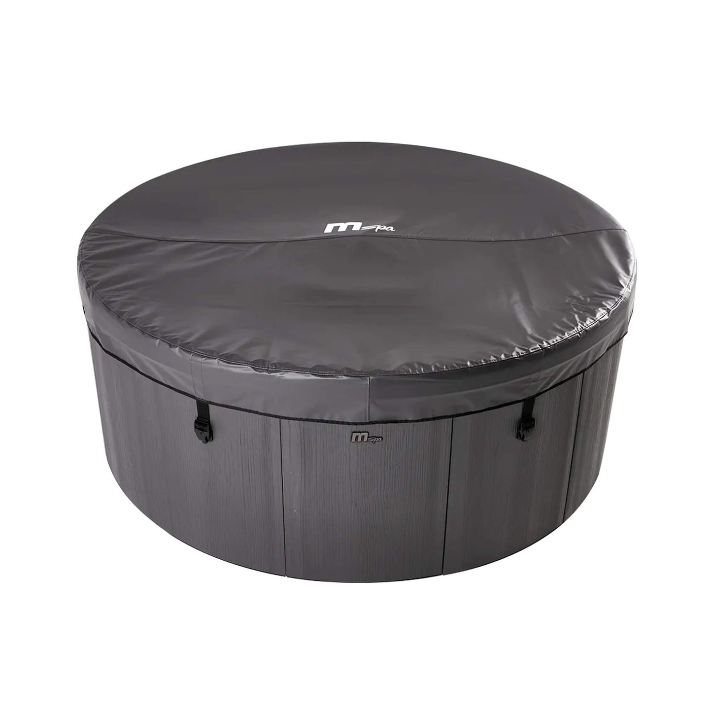 MSpa Denver Frame Series Six-Person Inflatable Round Hot Tub with Hydro Massage