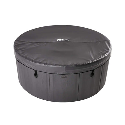 MSpa Denver Frame Series Six-Person Inflatable Round Hot Tub with Hydro Massage