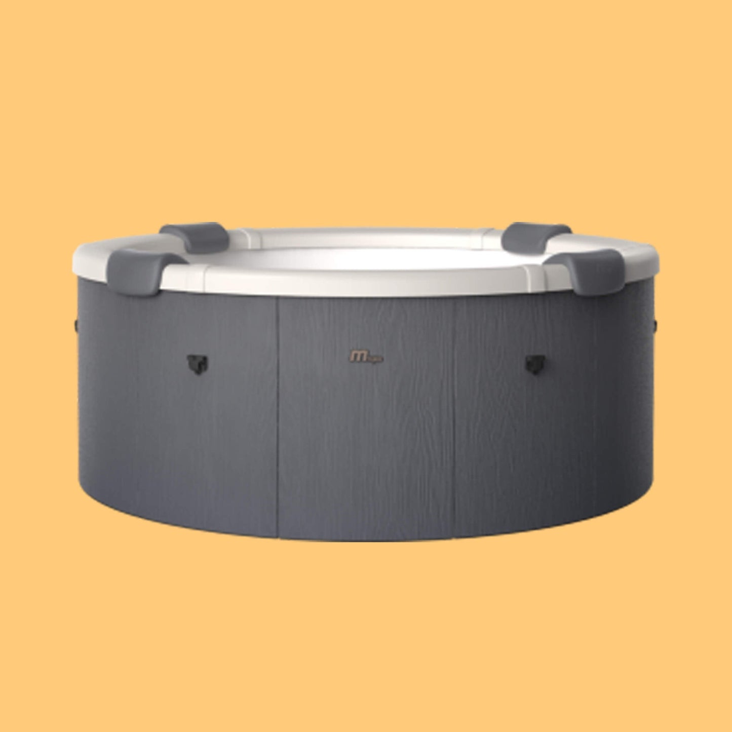 MSpa Denver Frame Series Six-Person Inflatable Round Hot Tub with Hydro Massage