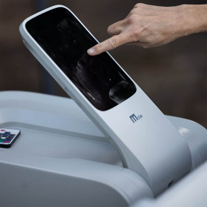 MSpa F-OS063W Oslo Supreme 6-Person 120 Jets Square Spa with LED Lights & Integrated App Control