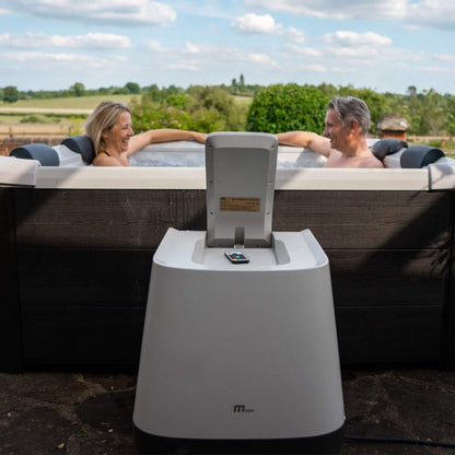 MSpa F-OS063W Oslo Supreme 6-Person 120 Jets Square Spa with LED Lights & Integrated App Control