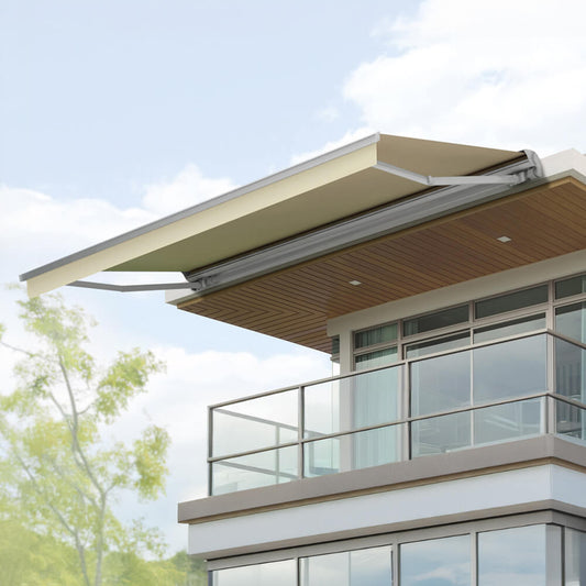 Multiple Awnings Brasilia Europa Premium Outdoor Semi-Cassette Retractable Sun Shade Awning