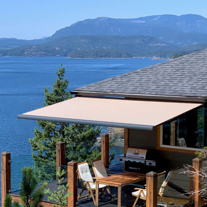 Multiple Awnings Brasilia Slim Premium Full-Cassette Retractable Sun Shade Awning