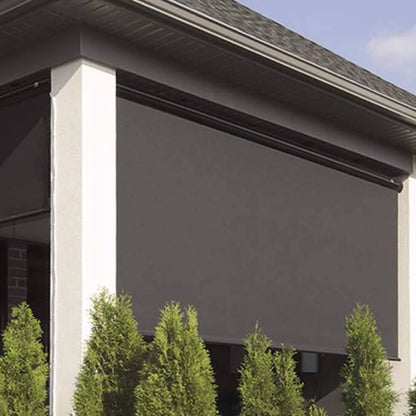 Multiple Awnings Multishade Premium Aluminum Retractable Outdoor Shade with PVC Covered Polyester Fabric
