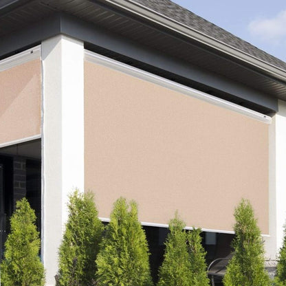Multiple Awnings Multishade Premium Aluminum Retractable Outdoor Shade with PVC Covered Polyester Fabric