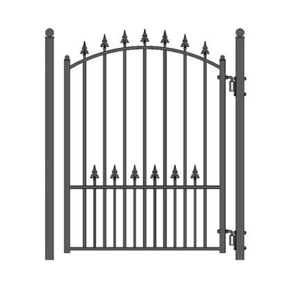 5FT Heavy-Duty Munich Powder-Coated Galvanized Steel Pedestrian Gate