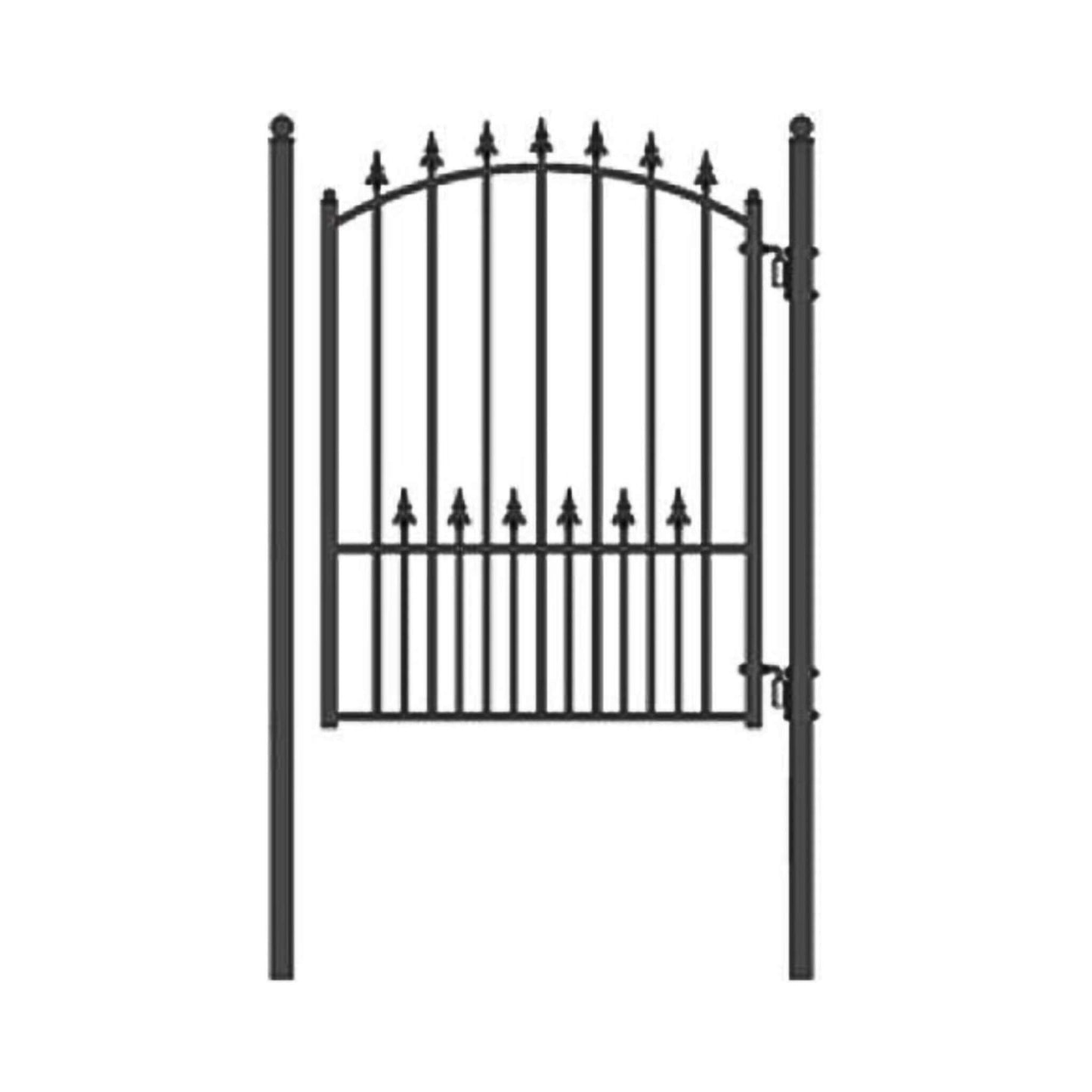 5FT Heavy-Duty Munich Powder-Coated Galvanized Steel Pedestrian Gate