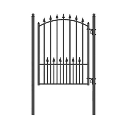5FT Heavy-Duty Munich Powder-Coated Galvanized Steel Pedestrian Gate