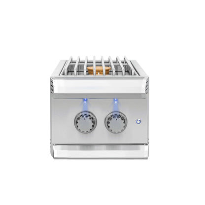 Muscle Built-In Double Side Burner