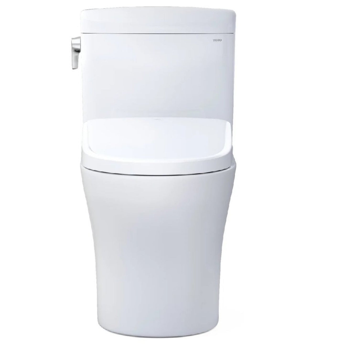 TOTO Aquia IV Cube 1.28 GPF and 0.9 GPF Dynamax Tornado Flush Toilet with Washlet S7A Bidet Seat