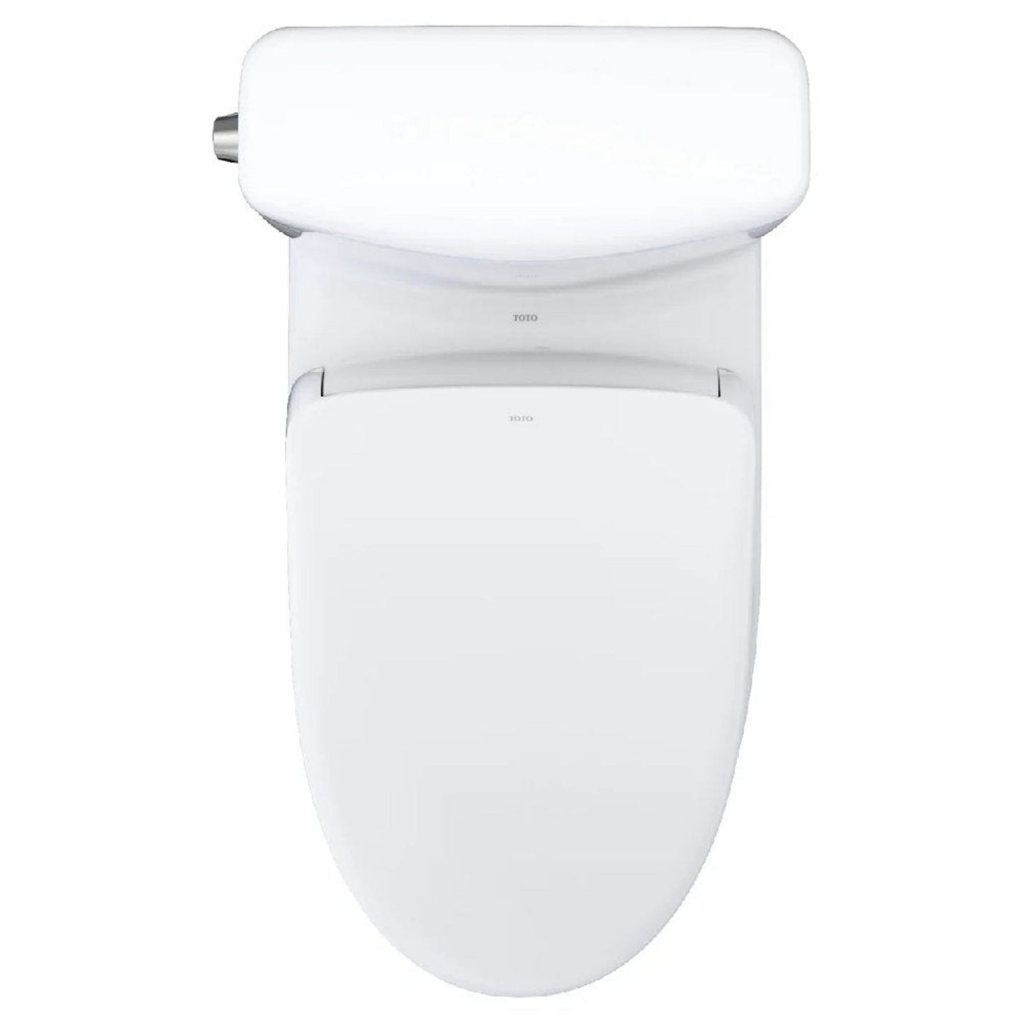 TOTO Aquia IV Cube 1.28 GPF and 0.9 GPF Dynamax Tornado Flush Toilet with Washlet S7A Bidet Seat
